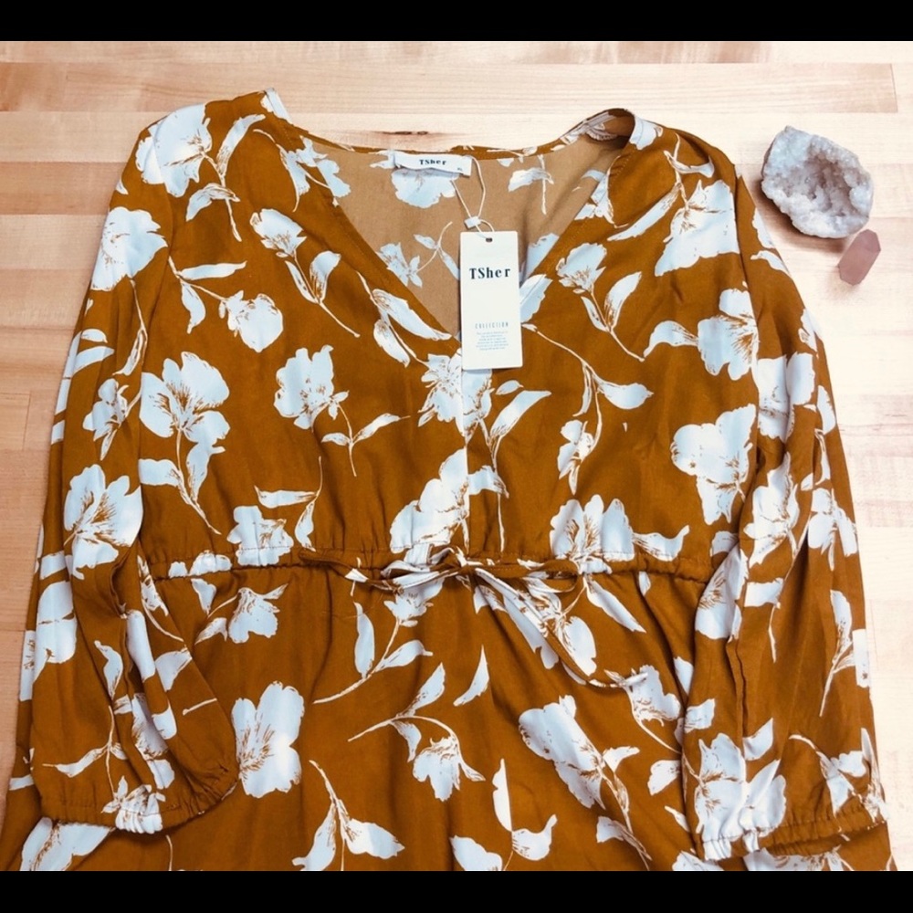 Mustard Autumn dress